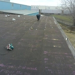 Commercial flat roof