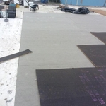 Commercial flat roof