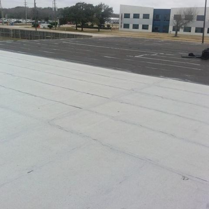 Commercial flat roof