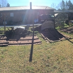 Tearing down old Wooden Fence