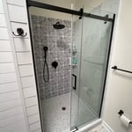 Enlarged shower