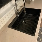 SINGLE BOWL KITCHEN SINK SINGLE POLE FACUET