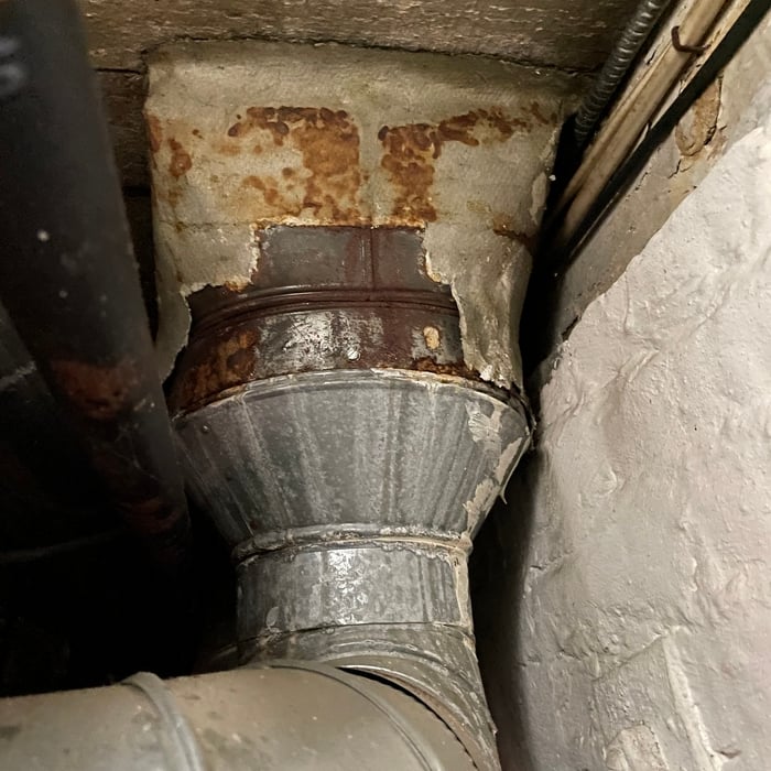 Asbestos Containing Duct Insulation