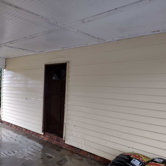 Garage powerwashing