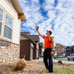 Treating the Roof Line for Wasps
