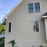 Cleaned Siding - Close Up