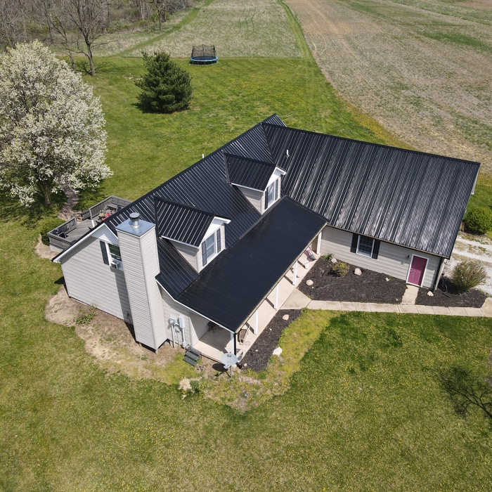 After metal Roof