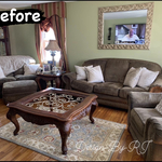 Living Area (Before Design-By-RJ)