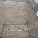 Pool with floor and walls