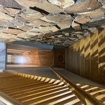 Recoated Stairs with Downstairs Hallway Finish