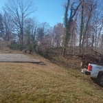 Hauling away debris