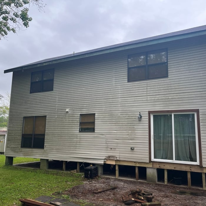Old siding & windows