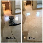 Travertine marble