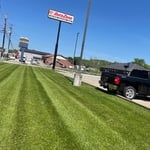 business cut and trim with stipes