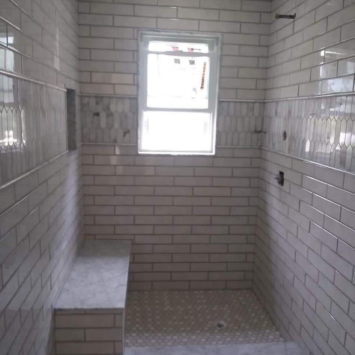 Bathroom and decks