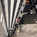 500 sqft wall Black/White strips