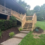 Right Angle 6’ x 8’ Front Stairs with