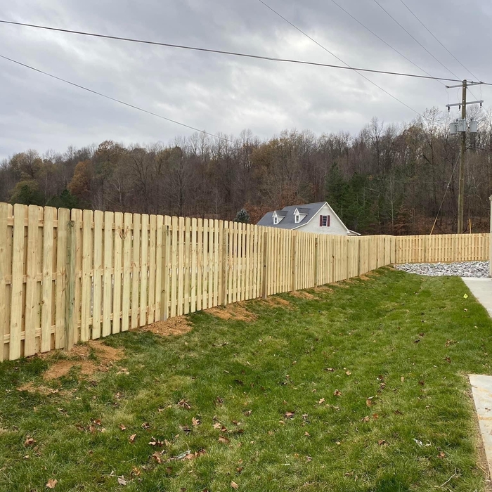 Shadow Box Privacy Fence
