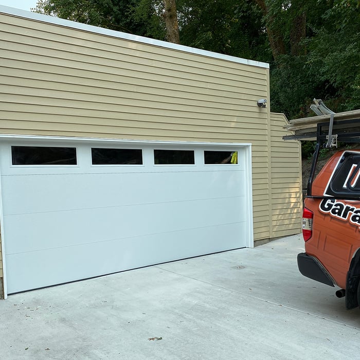 Flush Panel with Windows on the top