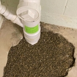 PVC main sewer line