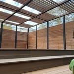 Sundeck with IPE Fencing and Pergola