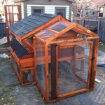 Chicken coop and planting shed