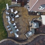 Paver Patio with Outdoor Pizza Oven