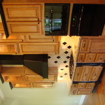 Cooking side of kitchen