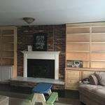 Built-in cabinets/bookshelves