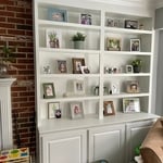 Built-in bookshelves/cabinets
