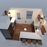 Kitchen Design 3D Render - 01