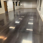 Polished concrete.