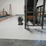 Epoxy finish.