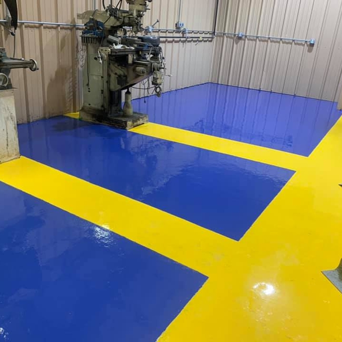 Epoxy paint.