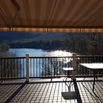 Power Retractable Deck Awning