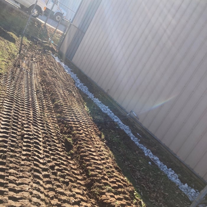 Finished Curtain drain