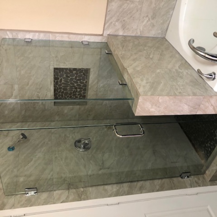 Contemporary Glass Door