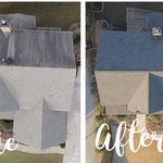 Before and After Roof Replacement