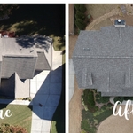 Before and After Roof Replacement