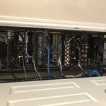 42 Space rack in closet