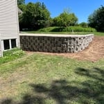Retaining wall remodel