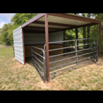Loafing shed