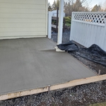 Ramp down/ front patio