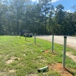 Drive way fence