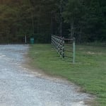 Driveway fence