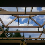 Outdoor kitchen addition.