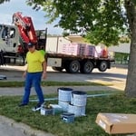 Roofing an asphalt roof