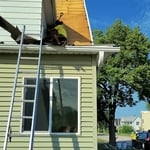 Roofing an asphalt roof