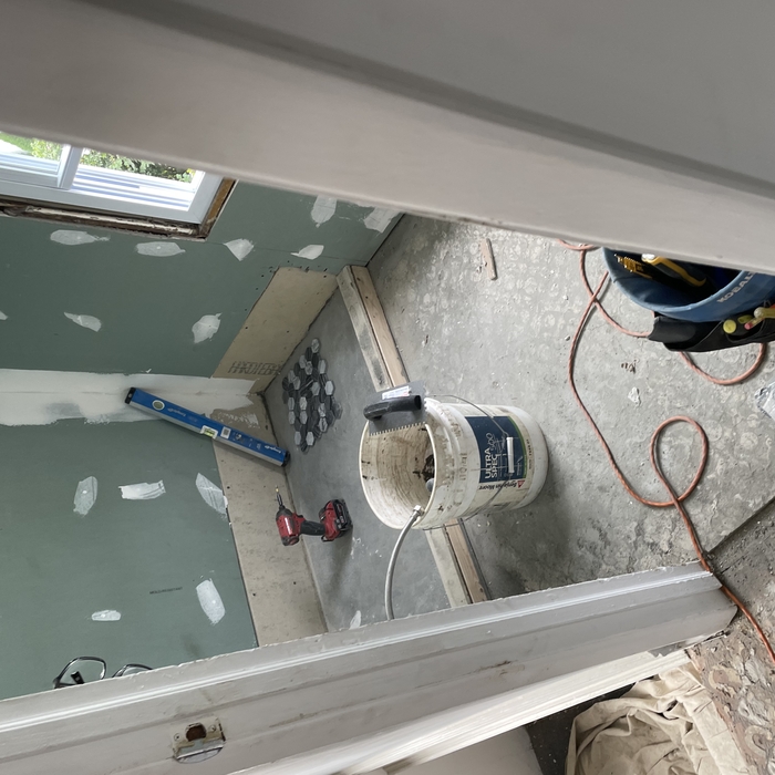 Kitchen and bathroom