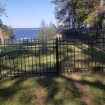 Iron rod fence